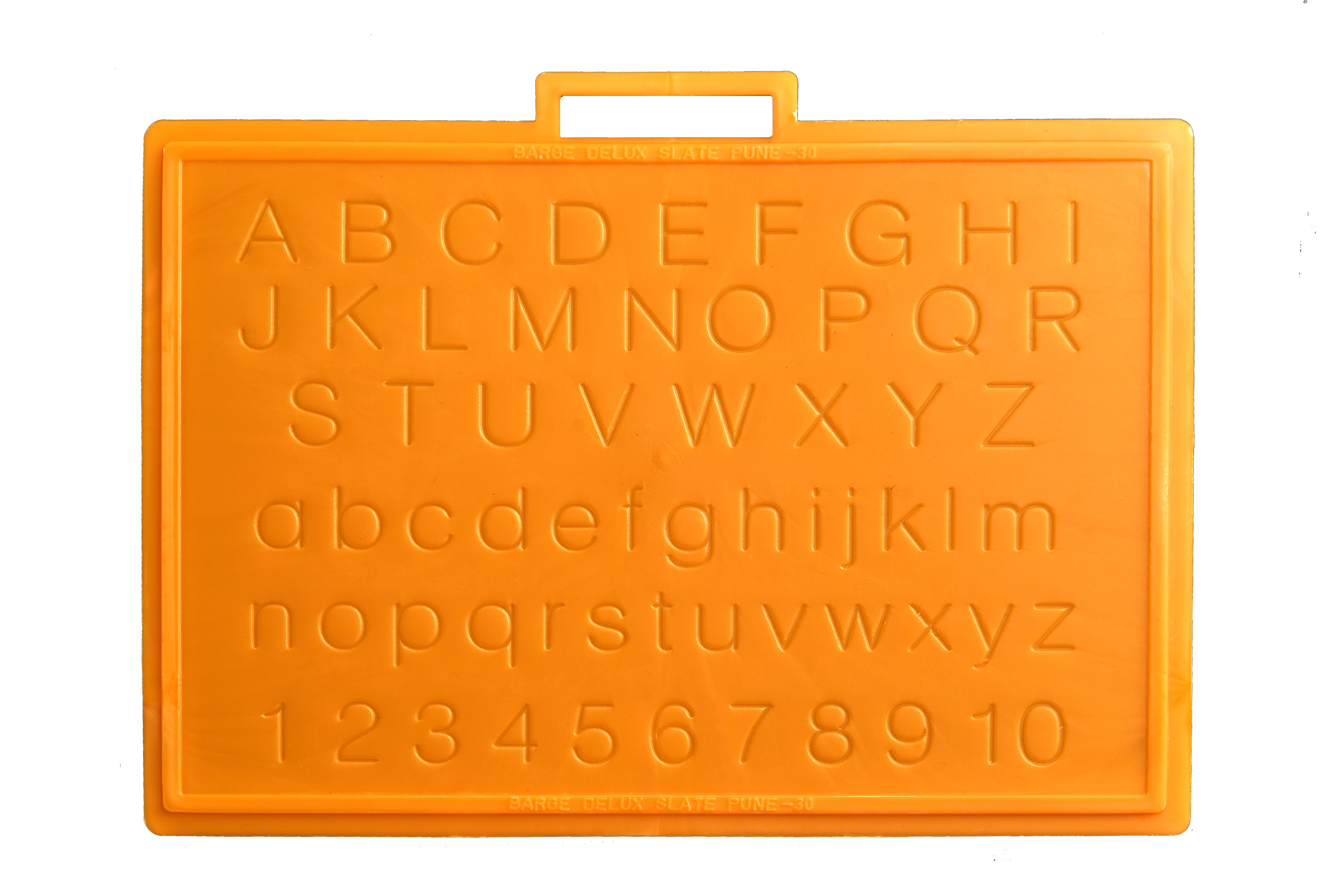 English Carved Alphabet Slates Big Size